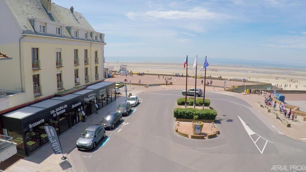 Hotel La Terrasse Fort-Mahon-Plage Buitenkant foto